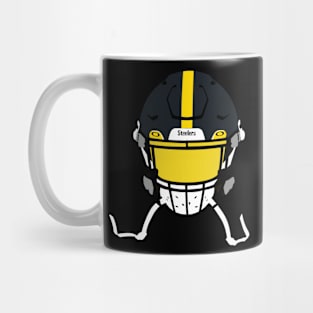 pittsburgh yellow helmet Mug